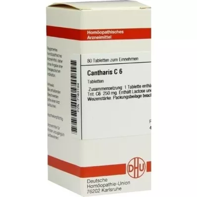 CANTHARIS C 6 tabletės, 80 kapsulių