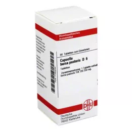 CAPSELLA BURSA pastoris D 6 tabletės, 80 vnt