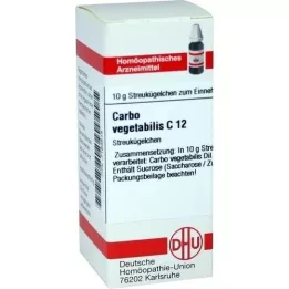 CARBO VEGETABILIS C 12 rutuliukų, 10 g