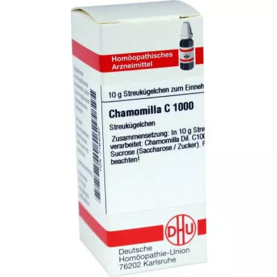 DHU Chamomilla C 1000 rutuliukų, 10 g