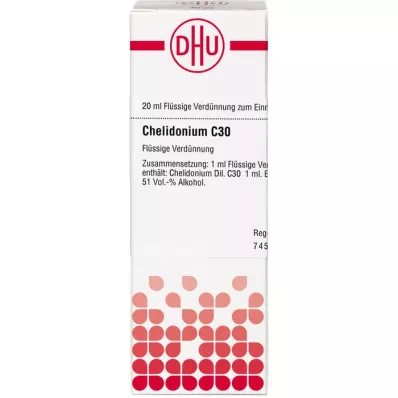CHELIDONIUM C 30 skiedinys, 20 ml