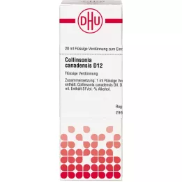 COLLINSONIA CANADENSIS D 12 skiedinys, 20 ml