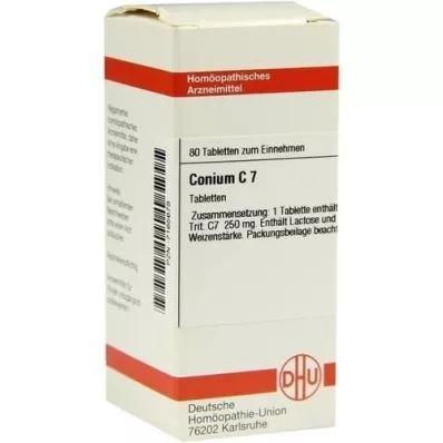 CONIUM C 7 tabletės, 80 kapsulių