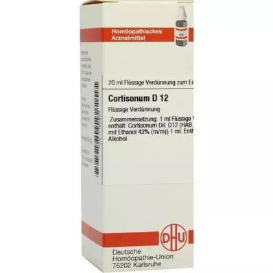 CORTISONUM D 12 skiedinys, 20 ml