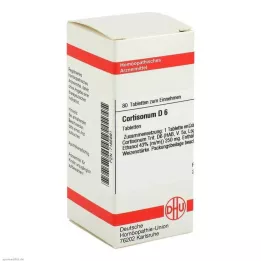 CORTISONUM D 6 tabletės, 80 kapsulių