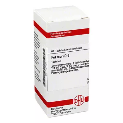 Fel Tauri D6 tabletės (80 vnt.)
