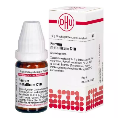 Ferrum Metallicum C10 rutuliukai (10 g) Ferrum Metallicum C10 rutuliukai (10 g)