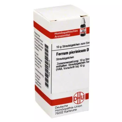 DHU Ferrum picrinicum D 6 rutuliukai, 10 g