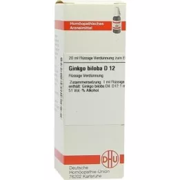 GINKGO BILOBA D 12 skiedinys, 20 ml