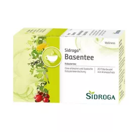SIDROGA Wellness šarminės arbatos filtravimo maišelis, 20X1,5 g