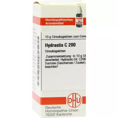 DHU Hydrastis C 200 rutuliukai, 10 g DHU Hydrastis C 200 rutuliukai, 10 g