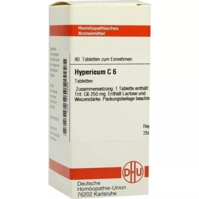 HYPERICUM C 6 tabletės, 80 kapsulių