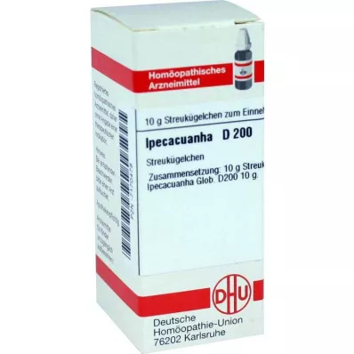 DHU Ipecacuanha D 200 rutuliukų, 10 g DHU Ipecacuanha D 200 rutuliukų, 10 g