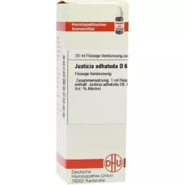 JUSTICIA adhatoda D 6 skiedinys, 20 ml