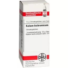 KALIUM BICHROMICUM D 10 rutuliukų, 10 g