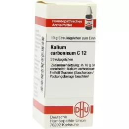 KALIUM CARBONICUM C 12 rutuliukų, 10 g