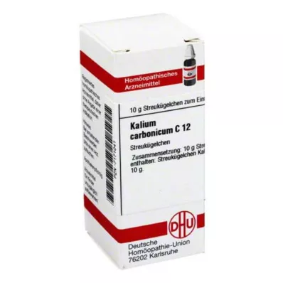 KALIUM CARBONICUM C 12 rutuliukų, 10 g