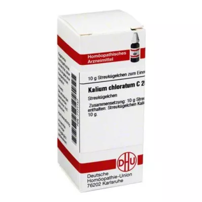 DHU Kalio chloratum C 200 rutuliukai, 10 g
