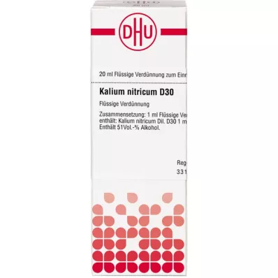KALIUM NITRICUM D 30 skiedinys, 20 ml