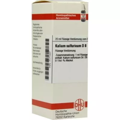 Potassium Sulfuricum D8 skiedimas (20 ml) Potassium Sulfuricum D8 skiedimas (20 ml)