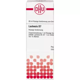 LACHESIS D 7 skiedinys, 20 ml