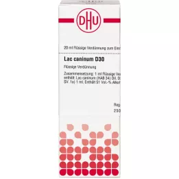 LAC CANINUM D 30 skiedinys, 20 ml