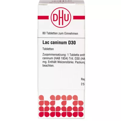 LAC CANINUM D 30 tablečių, 80 kapsulių