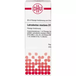 LATRODECTUS mactans D 10 skiedinys, 20 ml