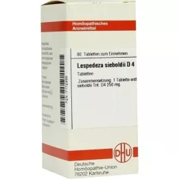 LESPEDEZA SIEBOLDII D 4 tabletės, 80 kapsulių