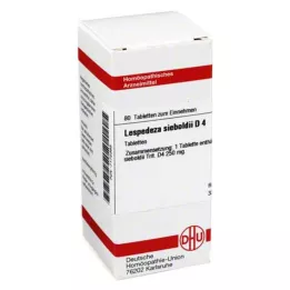LESPEDEZA SIEBOLDII D 4 tabletės, 80 kapsulių