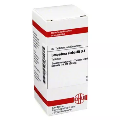 LESPEDEZA SIEBOLDII D 4 tabletės, 80 kapsulių