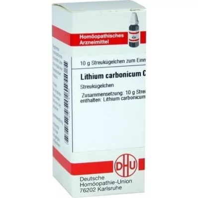 LITHIUM CARBONICUM C 30 rutuliukų, 10 g