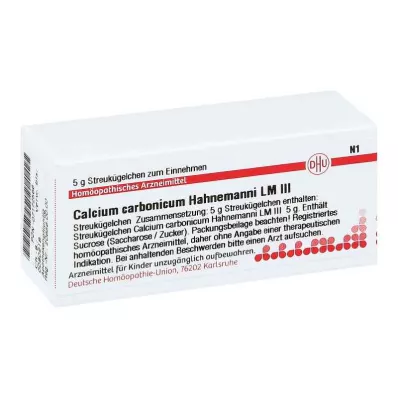 Lm kalcio angliavandenių.III Globules Hahnemanni (5 g)