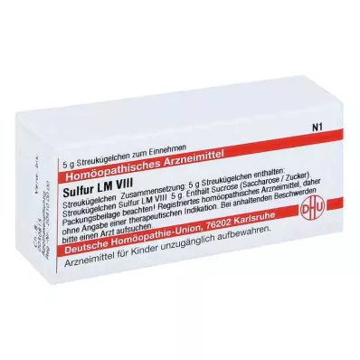 SULFUR LM VIII Rutuliukai, 5 g SULFUR LM VIII Rutuliukai, 5 g