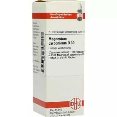 Magnesium Carbonicum D30 skiedimas (20 ml)