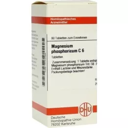 MAGNESIUM PHOSPHORICUM C 6 tabletės, 80 kapsulių