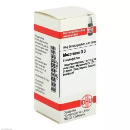 MEZEREUM D 3 rutuliukai, 10 g