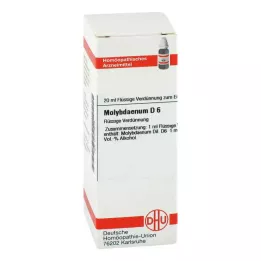 MOLYBDAENUM D 6 skiedinys, 20 ml
