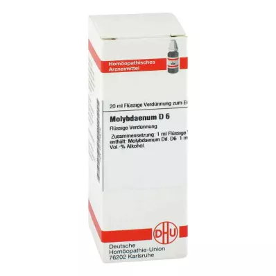 Molibdeno D6 skiedimas (20 ml) Molibdeno D6 skiedimas (20 ml)