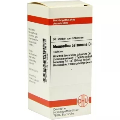 MOMORDICA BALSAMINA D 6 tabletės, 80 kapsulių