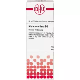 MYRICA cerifera D 6 skiedinys, 20 ml