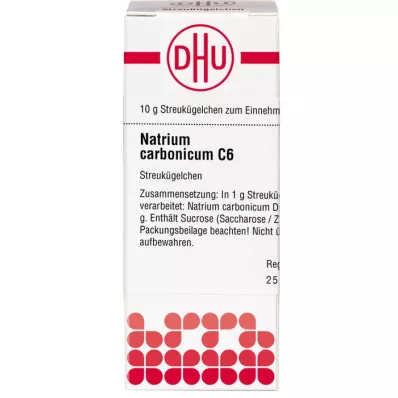 NATRIUM CARBONICUM C 6 rutuliukai, 10 g
