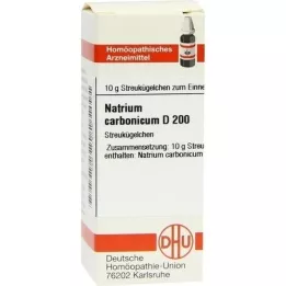 NATRIUM CARBONICUM D 200 rutuliukų, 10 g