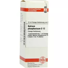 NATRIUM PHOSPHORICUM D 12 skiedinys, 20 ml