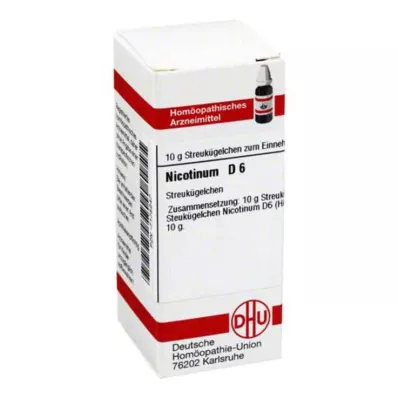 NICOTINUM D 6 rutuliukai, 10 g