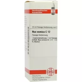 NUX VOMICA C 12 skiedinys, 20 ml