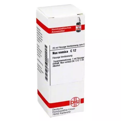 DHU Nux vomica C 12 skiedimas, 20 ml DHU Nux vomica C 12 skiedimas, 20 ml