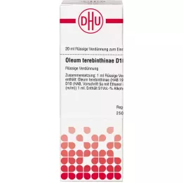 OLEUM TEREBINTHINAE D 10 skiedinys, 20 ml