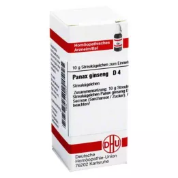 PANAX GINSENG D 4 rutuliukai, 10 g