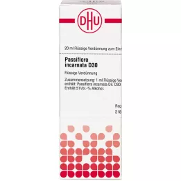 PASSIFLORA INCARNATA D 30 skiedinys, 20 ml